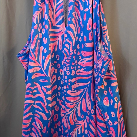 Lilly Pulitzer Pink and Blue Blouse - Picture 2 of 3